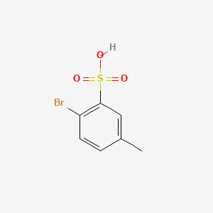 molecular formula C7H7BrO3S B8793769 2-Bromo-5-methylbenzenesulfonic acid CAS No. 56919-22-3