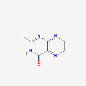 molecular formula C8H8N4O B8793779 2-Ethylpteridin-4(3H)-one 