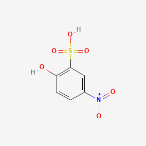 molecular formula C6H5NO6S B8793788 2-hydroxy-5-nitrobenzenesulfonic acid CAS No. 616-59-1