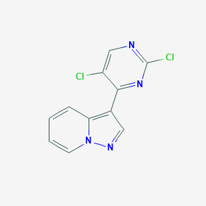 3-(2,5-Dichloropyrimidin-4-yl)pyrazolo[1,5-a]pyridine