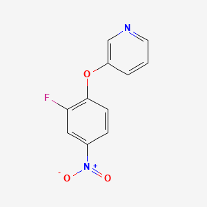 3-(2-Fluoro-4-nitrophenoxy)pyridine