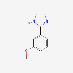 2-(3-methoxyphenyl)-4,5-dihydro-1H-imidazole