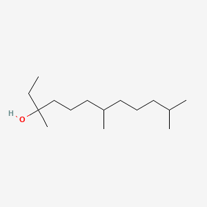 molecular formula C15H32O B8793907 3,7,11-Trimethyldodecan-3-ol CAS No. 83377-04-2