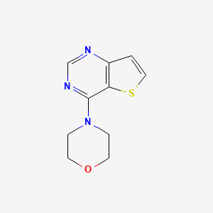 molecular formula C10H11N3OS B8793924 4-Morpholin-4-yl-thieno[3,2-d]pyrimidine 