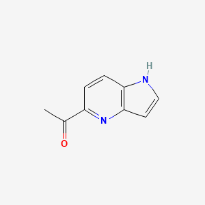 molecular formula C9H8N2O B8793960 1-(1H-pyrrolo[3,2-b]pyridin-5-yl)ethanone 