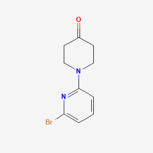 molecular formula C10H11BrN2O B8793989 4-Piperidinone, 1-(6-bromo-2-pyridinyl)- 