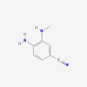 4-Amino-3-(methylamino)benzonitrile