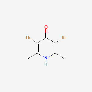 molecular formula C7H7Br2NO B8794059 3,5-Dibromo-2,6-dimethylpyridin-4-ol 