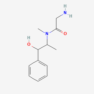 molecular formula C12H18N2O2 B8794065 (R,R)-(-)-PSEUDOEPHEDRINE GLYCINAMIDE 