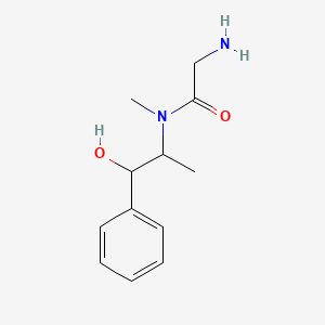 2-amino-N-(1-hydroxy-1-phenylpropan-2-yl)-N-methylacetamide