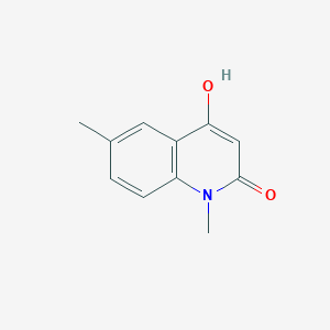 molecular formula C11H11NO2 B8794133 4-Hydroxy-1,6-dimethylquinolin-2(1H)-one CAS No. 54675-24-0