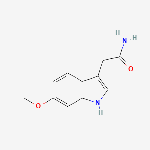 molecular formula C11H12N2O2 B8794154 6-methoxy-1H-indole-3-acetamide 