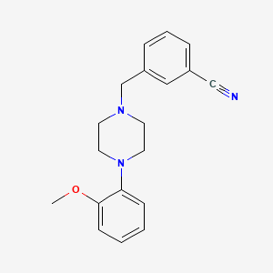 molecular formula C19H21N3O B8794159 3-{[4-(2-Methoxyphenyl)piperazin-1-YL]methyl}benzonitrile 