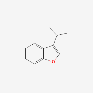 molecular formula C11H12O B8794173 3-Isopropylbenzofuran CAS No. 33118-70-6