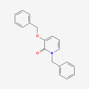 molecular formula C19H17NO2 B8794178 N-Benzyl-3-benzyloxy-2-pyridone CAS No. 24016-11-3
