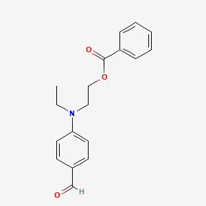 molecular formula C18H19NO3 B8794202 2-(N-Ethyl-4-formylanilino)ethyl benzoate CAS No. 53683-41-3