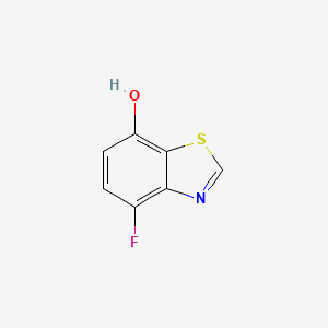 molecular formula C7H4FNOS B8794235 4-Fluorobenzo[D]thiazol-7-OL CAS No. 1402003-96-6