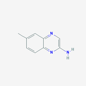 molecular formula C9H9N3 B8794243 6-Methylquinoxalin-2-amine 