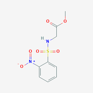 methyl N-[(2-nitrophenyl)sulfonyl]glycinate