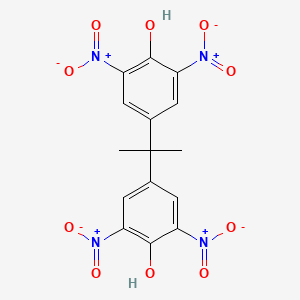 4-[2-(4-Hydroxy-3,5-dinitrophenyl)propan-2-yl]-2,6-dinitrophenol