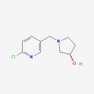 (S)-1-((6-chloropyridin-3-yl)methyl)pyrrolidin-3-ol