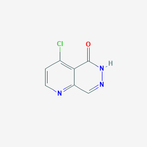 molecular formula C7H4ClN3O B8794431 4-Chloropyrido[2,3-d]pyridazin-5(6H)-one 