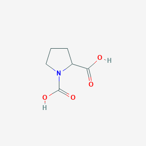 molecular formula C6H9NO4 B8794519 Pyrrolidine-1,2-dicarboxylic acid CAS No. 5626-63-1