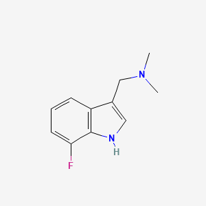 1-(7-Fluoro-1H-indol-3-yl)-N,N-dimethylmethanamine