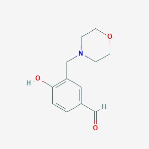 4-Hydroxy-3-(morpholin-4-ylmethyl)benzaldehyde