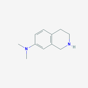 molecular formula C11H16N2 B8794556 N,N-Dimethyl-1,2,3,4-tetrahydroisoquinolin-7-amine CAS No. 138276-84-3