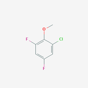molecular formula C7H5ClF2O B8794562 1-Chloro-3,5-difluoro-2-methoxybenzene 