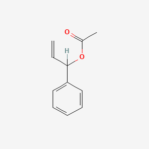 molecular formula C11H12O2 B8794579 alpha-Vinylbenzyl acetate CAS No. 7217-71-2