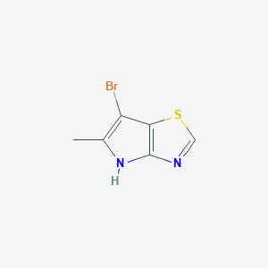 6-Bromo-5-methyl-4H-pyrrolo[2,3-d]thiazole