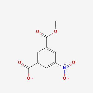 molecular formula C9H6NO6- B8794604 Monomethyl-5-nitroisophthalate 