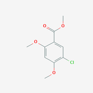molecular formula C10H11ClO4 B8794628 Methyl 5-chloro-2,4-dimethoxybenzoate 