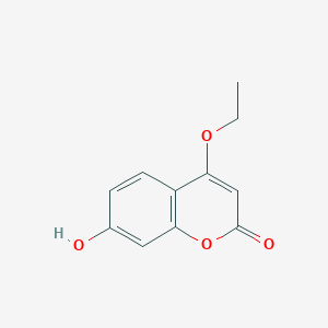 molecular formula C11H10O4 B8794656 4-Ethoxy-7-hydroxycoumarin 