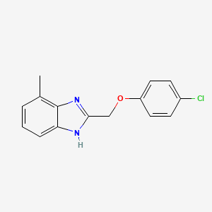 2-[(4-Chlorophenoxy)methyl]-4-methylbenzimidazole