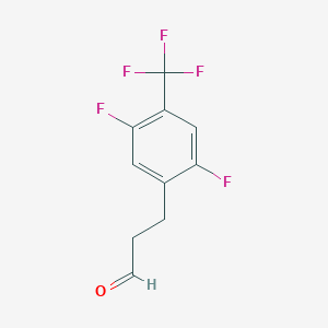 Benzenepropanal, 2,5-difluoro-4-(trifluoromethyl)-(or 3-(2,5-Difluoro-4-trifluoromethylphenyl)propionaldehyde)