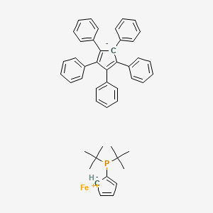 Ferrocene, 1'-[bis(1,1-dimethylethyl)phosphino]-1,2,3,4,5-pentaphenyl-