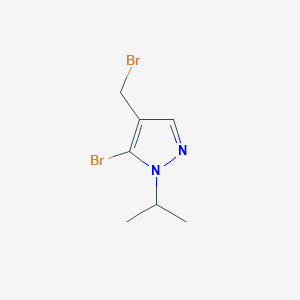 5-Bromo-4-(bromomethyl)-1-isopropyl-1H-pyrazole