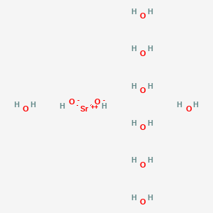 molecular formula H18O10Sr B8794734 Strontium (II) hydroxide,hydrous 