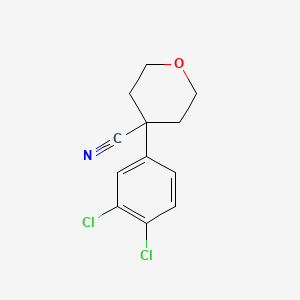 4-(3,4-Dichlorophenyl)tetrahydro-2H-pyran-4-carbonitrile