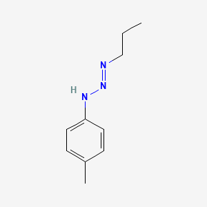 molecular formula C10H15N3 B8794764 1-n-Propyl-3-p-tolyltriazene 