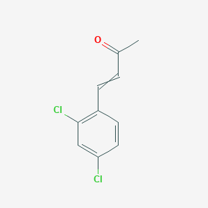 molecular formula C10H8Cl2O B8794801 1-(2,4-Dichlorophenyl)-1-butene-3-one 