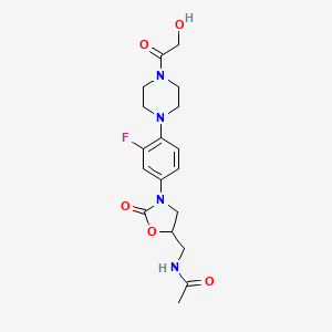 molecular formula C18H23FN4O5 B8794828 Eperezolid 