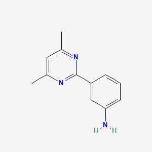 3-(4,6-Dimethylpyrimidin-2-yl)aniline
