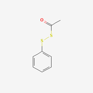 molecular formula C8H8OS2 B8794842 Phenylacetyl disulphide 