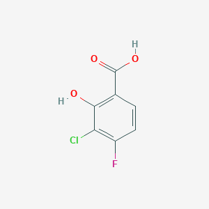 3-Chloro-4-fluoro-2-hydroxybenzoic acid