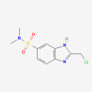 2-(Chloromethyl)-n,n-dimethyl-1H-1,3-benzodiazole-5-sulfonamide