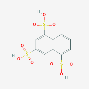 molecular formula C10H8O9S3 B008795 萘-1,3,5-三磺酸 CAS No. 6654-64-4